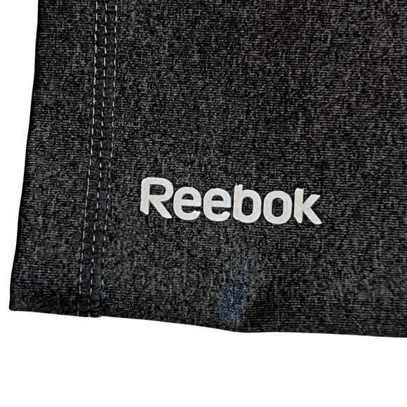 Reebok Leggings Womens XL Gray Cropped Athletic Workout Athleisure Sportswear - Picture 6 of 16